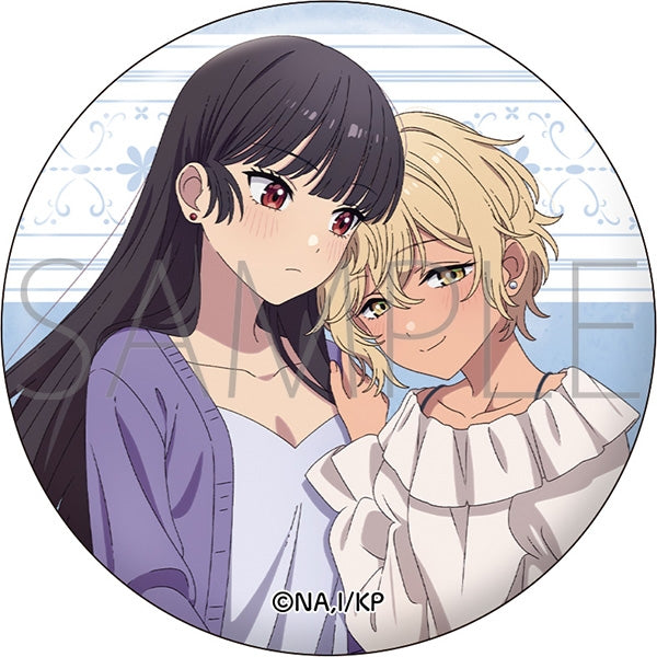 『きみが死ぬまで恋をしたい』グリッター缶バッジ/セイラン&アリ