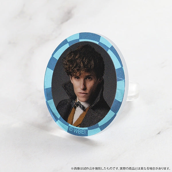 "Fantastic Beasts" Acrylic Spinner Ring (Newt Scamander)