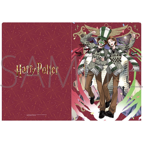 "Harry Potter" Clear File / Quidditch (Fred & George Weasley)