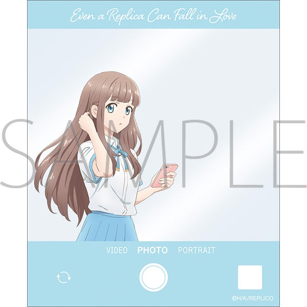 "Even Replicas Fall in Love" Acrylic Card / Naoto Aikawa