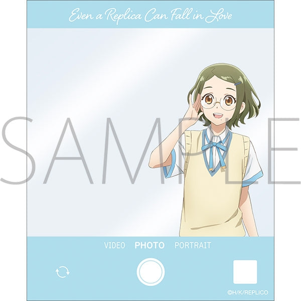 "Even Replicas Fall in Love" Acrylic Card / Ritsuko Hironaka