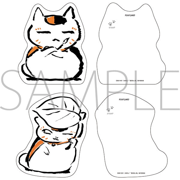 "Natsume's Book of Friends" Nyanko-sensei Die-Cut Postcard Set