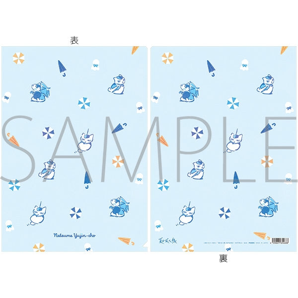 "Natsume's Book of Friends" Nyanko-sensei Clear File / Rainy Season