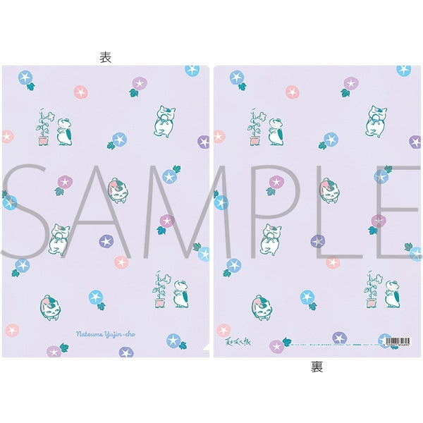 "Natsume's Book of Friends" Nyanko-sensei Clear File / Morning Glory