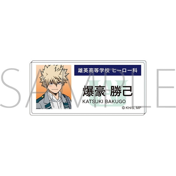 "My Hero Academia" Acrylic Name Badge: Katsuki Bakugo (Epilogue Visual)