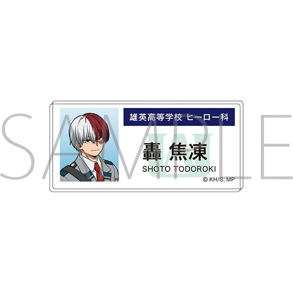 "My Hero Academia" Acrylic Name Badge: Shoto Todoroki (Epilogue Visual)