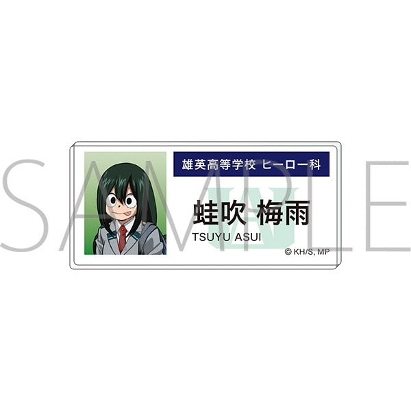 "My Hero Academia" Acrylic Name Badge: Kaebuki Tsuyu (Epilogue Visual)