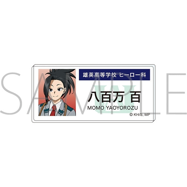 "My Hero Academia" Acrylic Name Badge: Momoyo Yaoyorozu (Epilogue Visual)