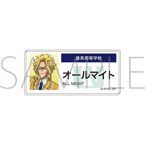 『僕のヒーローアカデミア』アクリルネームバッジ オールマイト エピローグビジュアル