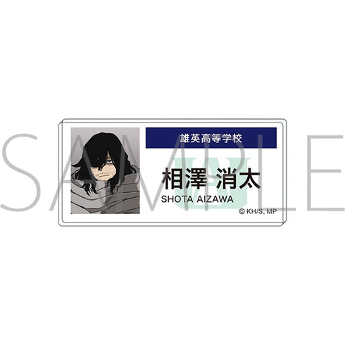 "My Hero Academia" Acrylic Name Badge: Shota Aizawa (Epilogue Visual)