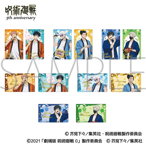 《咒術迴戰》5週年 燙金透明卡收藏組【BOX】
