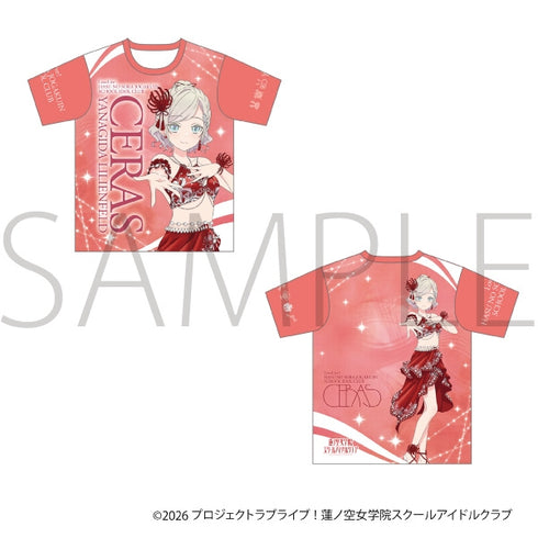 『ラブライブ!蓮ノ空女学院スクールアイドルクラブ』フルグラフィックTシャツ/セラス 柳田 リリエンフェルト