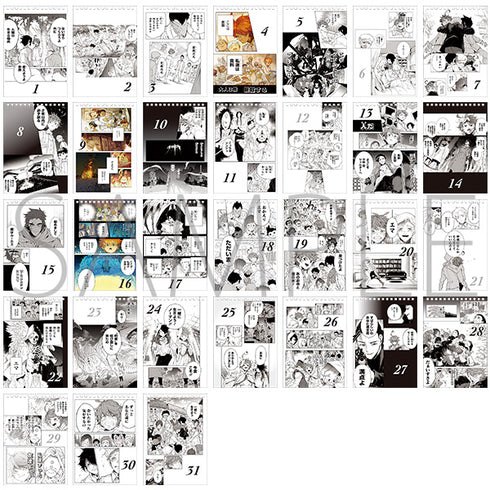『約束のネバーランド』名場面日めくりカレンダー/17枚綴り