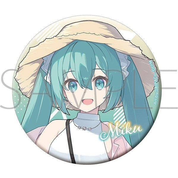 『初音ミクシリーズ』グリッター缶バッジ/初音ミク