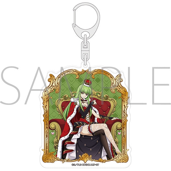 "Code Geass: Lelouch of the Rebellion" Glitter Acrylic Keychain / C.C.