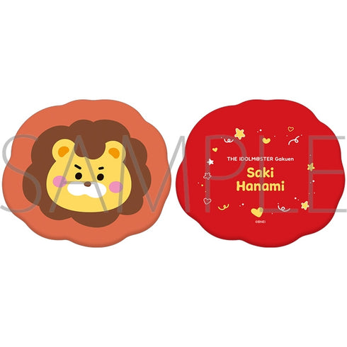 "Gakuen Idolmaster" Die-Cut Cushion / Saki Hanami