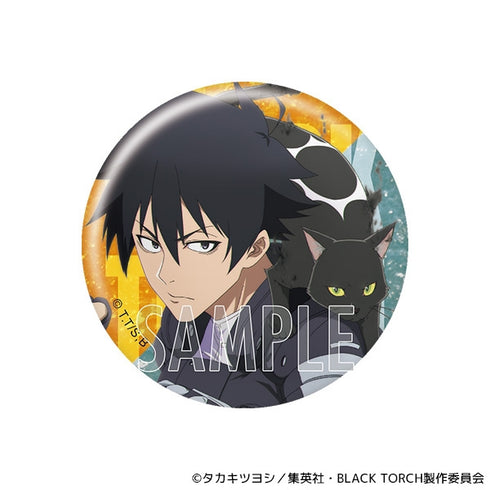 "BLACK TORCH" Pin Set / Jiro Agatsuma & Rakugo, Ichika Kishimojin, Reiji Kirihara