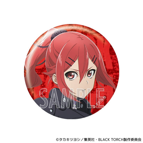 "BLACK TORCH" Pin Set / Jiro Agatsuma & Rakugo, Ichika Kishimojin, Reiji Kirihara