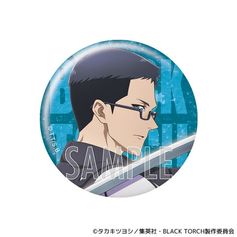 "BLACK TORCH" Pin Set / Jiro Agatsuma & Rakugo, Ichika Kishimojin, Reiji Kirihara