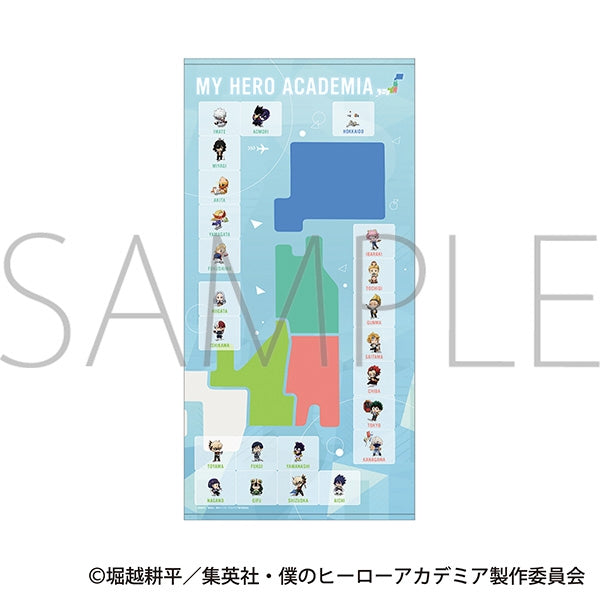 "My Hero Academia" Tour! Japan Map Big Towel / All 47 Prefectures