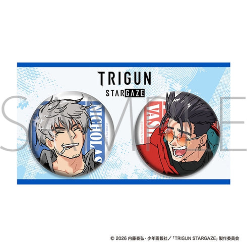 『TRIGUN STARGAZE』缶バッジセット/ヴァッシュ&ニコラス 完結記念ver.