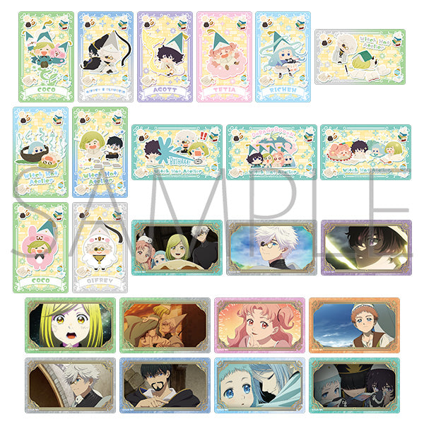 『とんがり帽子のアトリエ』クリアシートコレクション カナヘイの小動物コラボ【BOX】