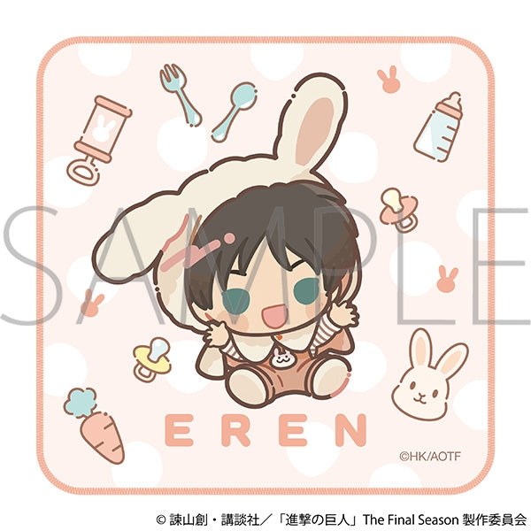 "Attack on Titan" Hand Towel (Baby) - Eren