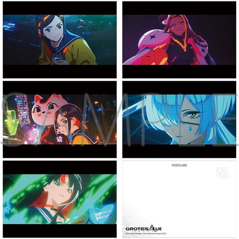 "GROTESQQQUE" Postcard Set / Yoru Roshi★Shoujo