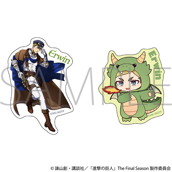"Attack on Titan" Sticker Set / Erwin