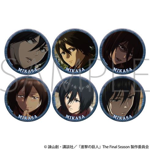 『進撃の巨人』ミカサがいっぱいキャラバッジコレクション【BOX】