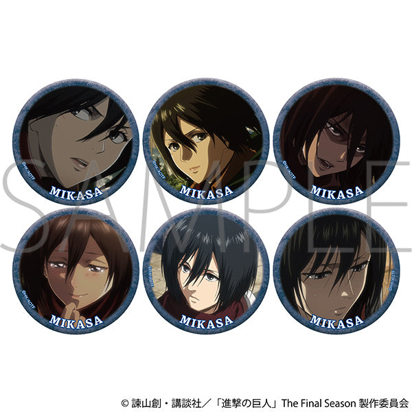 『進撃の巨人』ミカサがいっぱいキャラバッジコレクション【BOX】
