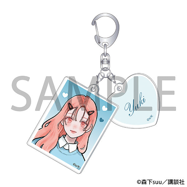 "Fingertips and Longing" 2-Piece Acrylic Keychain Set / Yuki Itose