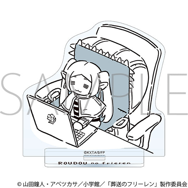 "Freiren of the Funeral" Acrylic Stand / Freiren at Work