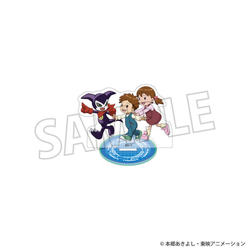 『デジモンテイマーズ』アクリルスタンド/アイ&マコト&インプモン