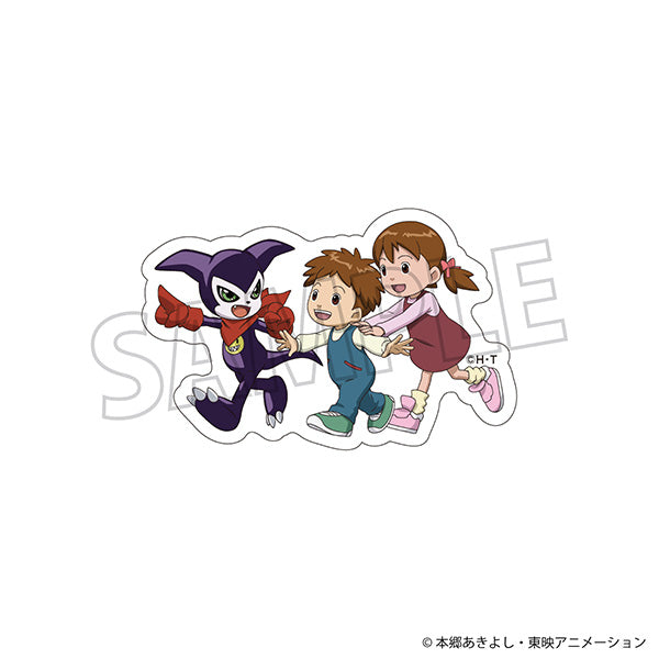 『デジモンテイマーズ』ステッカー/アイ&マコト&インプモン