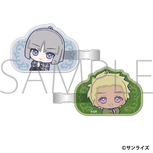 『機動戦士ガンダムSEED FREEDOM ZERO』アクリルヘアクリップセット/ぬいパル すきっぷ イザーク・ジュール&ディアッカ・エルスマン