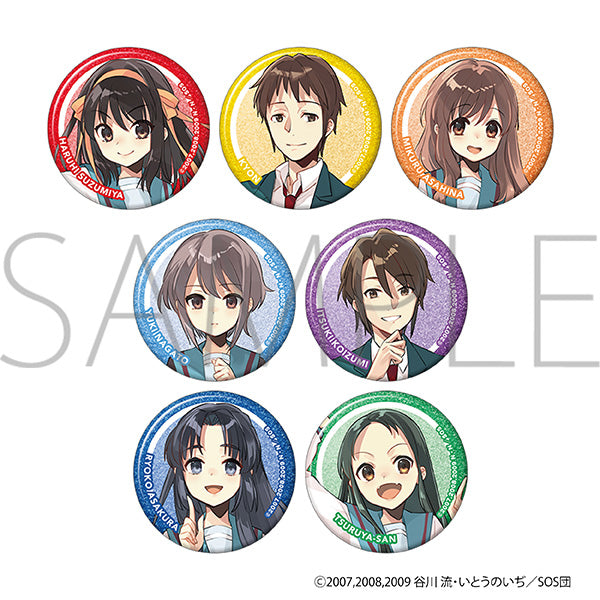 『涼宮ハルヒの憂鬱』グリッター缶バッジコレクション【BOX】