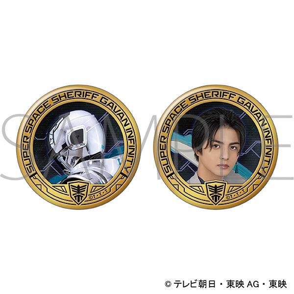 "Super Space Detective Gavan" Infinity Metallux Magnet Set / Aikokuin Setsuna & Gavan Bushido