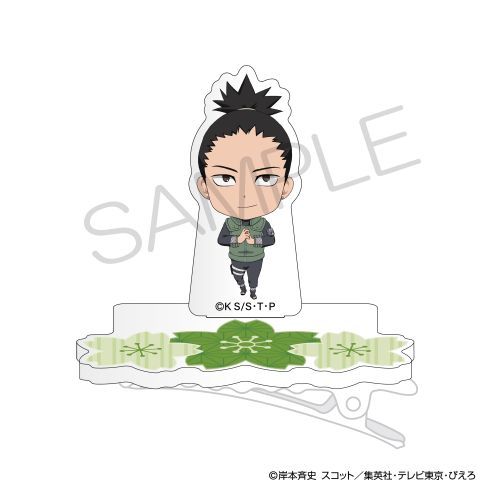 『NARUTO-ナルト- 疾風伝』NARUTO-ナルト- 疾風伝 にいてんごキャラのるヘアクリップ 桜ver. 奈良シカマル