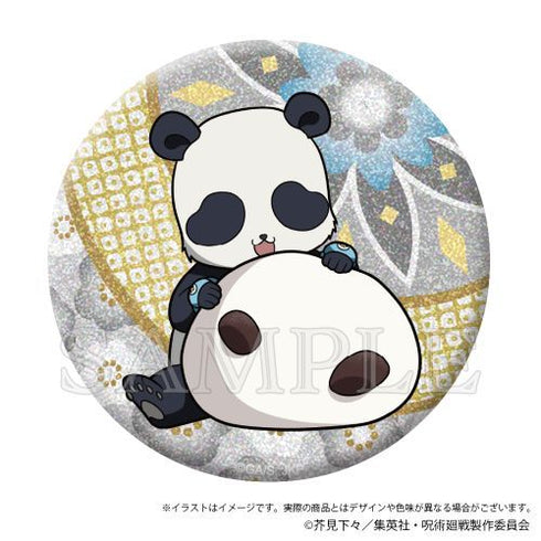 『呪術廻戦』きらきら缶バッジ Japanese Sweets ver. パンダ