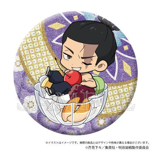 『呪術廻戦』きらきら缶バッジ Japanese Sweets ver. 東堂葵