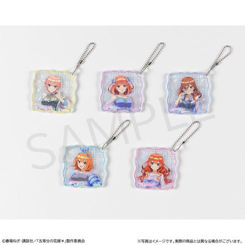 『五等分の花嫁*』キラキラアクリルキーホルダー 中野一花