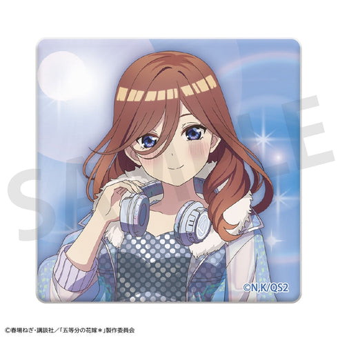 『五等分の花嫁*』スクエア缶バッジ 中野三玖