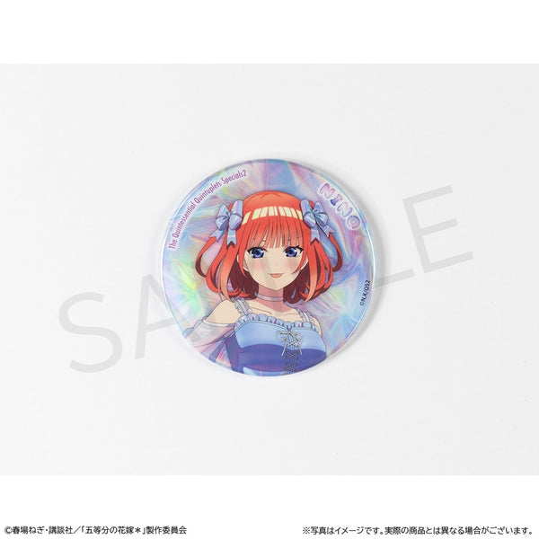 『五等分の花嫁*』おおきなキラキラ缶バッジ 中野二乃