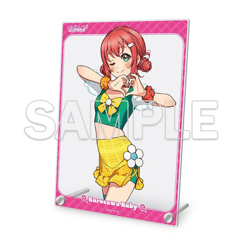 『ラブライブ!サンシャイン!!』A5アクリルパネル Aqours 黒澤ルビィ