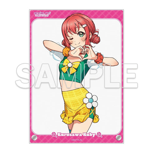 『ラブライブ!サンシャイン!!』A5アクリルパネル Aqours 黒澤ルビィ