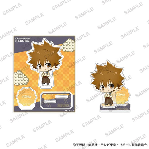 『家庭教師ヒットマンREBORN!』ミニアクリルスタンドプレート 和モダンver. 沢田綱吉