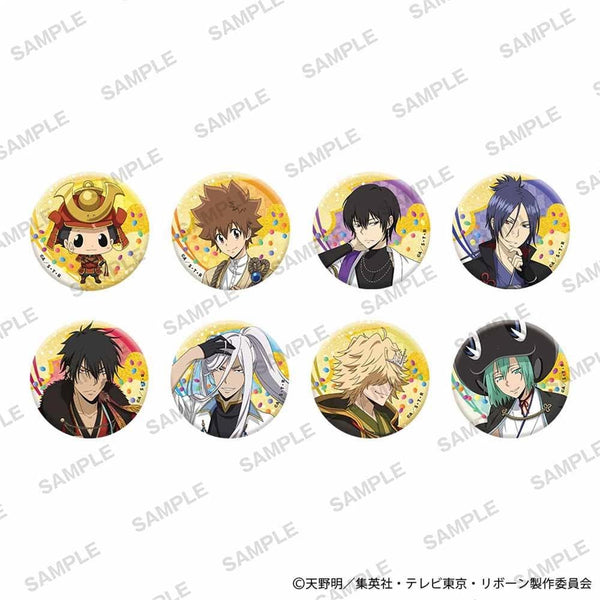 『家庭教師ヒットマンREBORN!』トレーディンググリッター缶バッジ 和モダンver.【BOX】