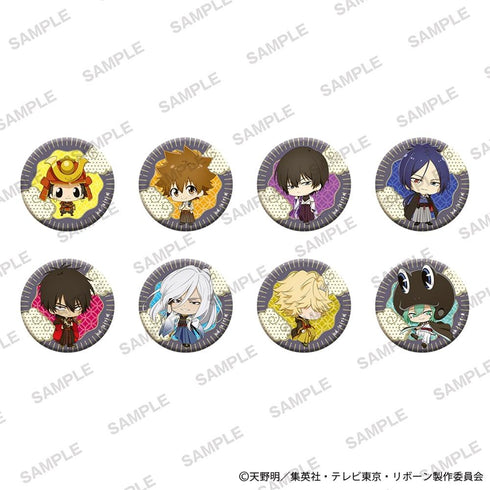 『家庭教師ヒットマンREBORN!』トレーディンググリッター缶バッジミニ 和モダンver.【BOX】