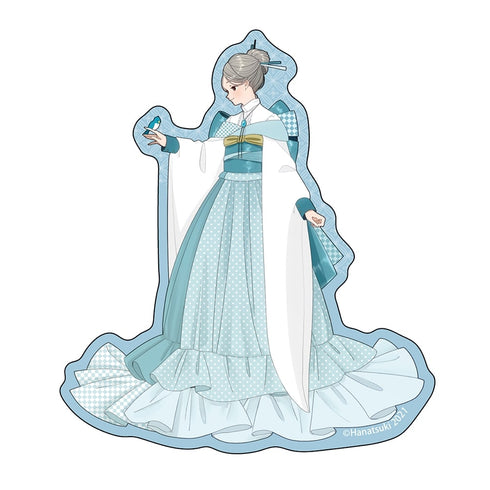 『現代創作和服 花月作品集』ステッカー D